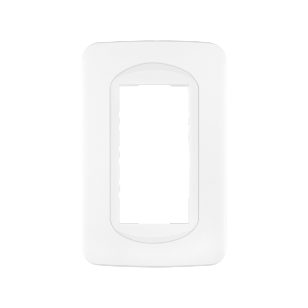 Placa de 1 ventana 3 módulos, línea Toledo, BASIC PPTR-TB
