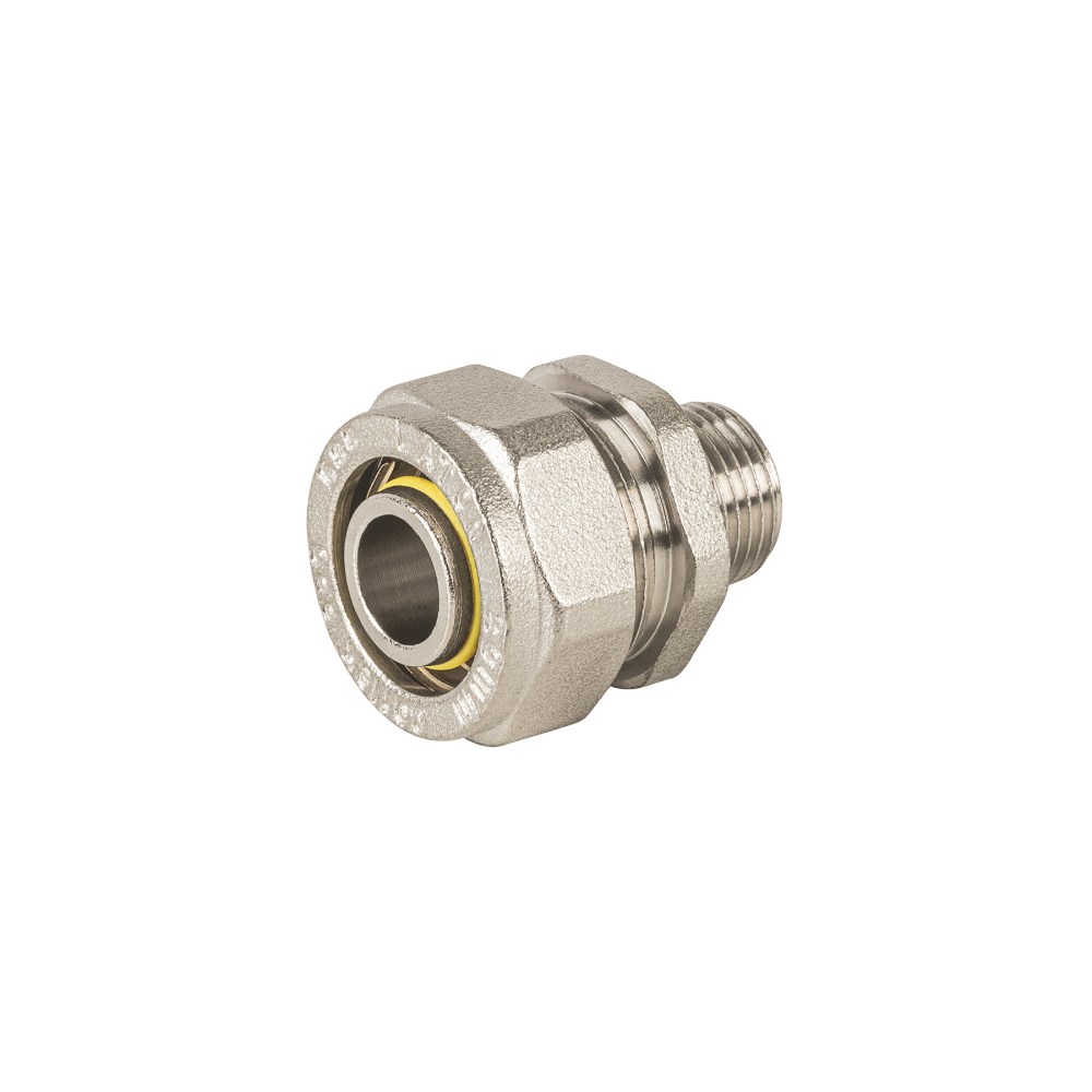 Conector para PEALPE, 1/2x3/8', con rosca macho, FOSET PPG-1238NM