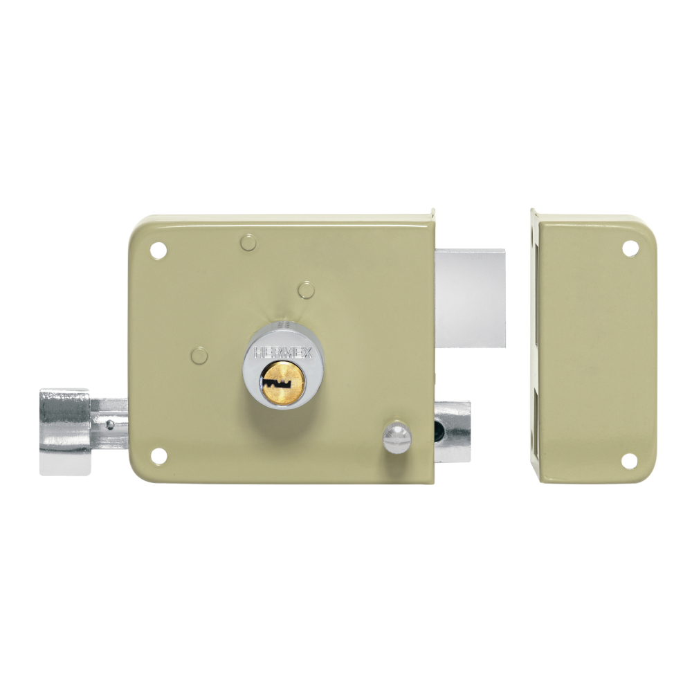 Cerradura sobreponer der instala-fácil, llave puntos, caja CS-75DQ