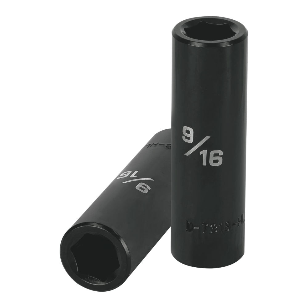 Dado largo impacto de 9/16', 6 puntas, cuadro 1/2', TRUPER D-7318-HL