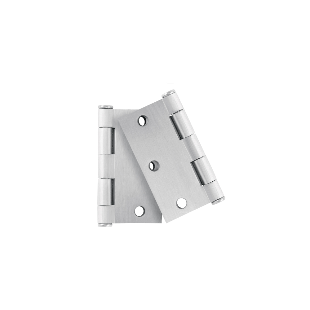 Bolsa 2 bisagras cuadradas 3' satinado, cabeza plana BC-303PB