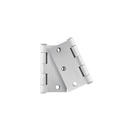 Bolsa 2 bisagras cuadradas 3' satinado, cabeza plana BC-303PB