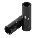 Dado largo impacto de 11/16', 6 puntas, cuadro 1/2', TRUPER D-7322-HL