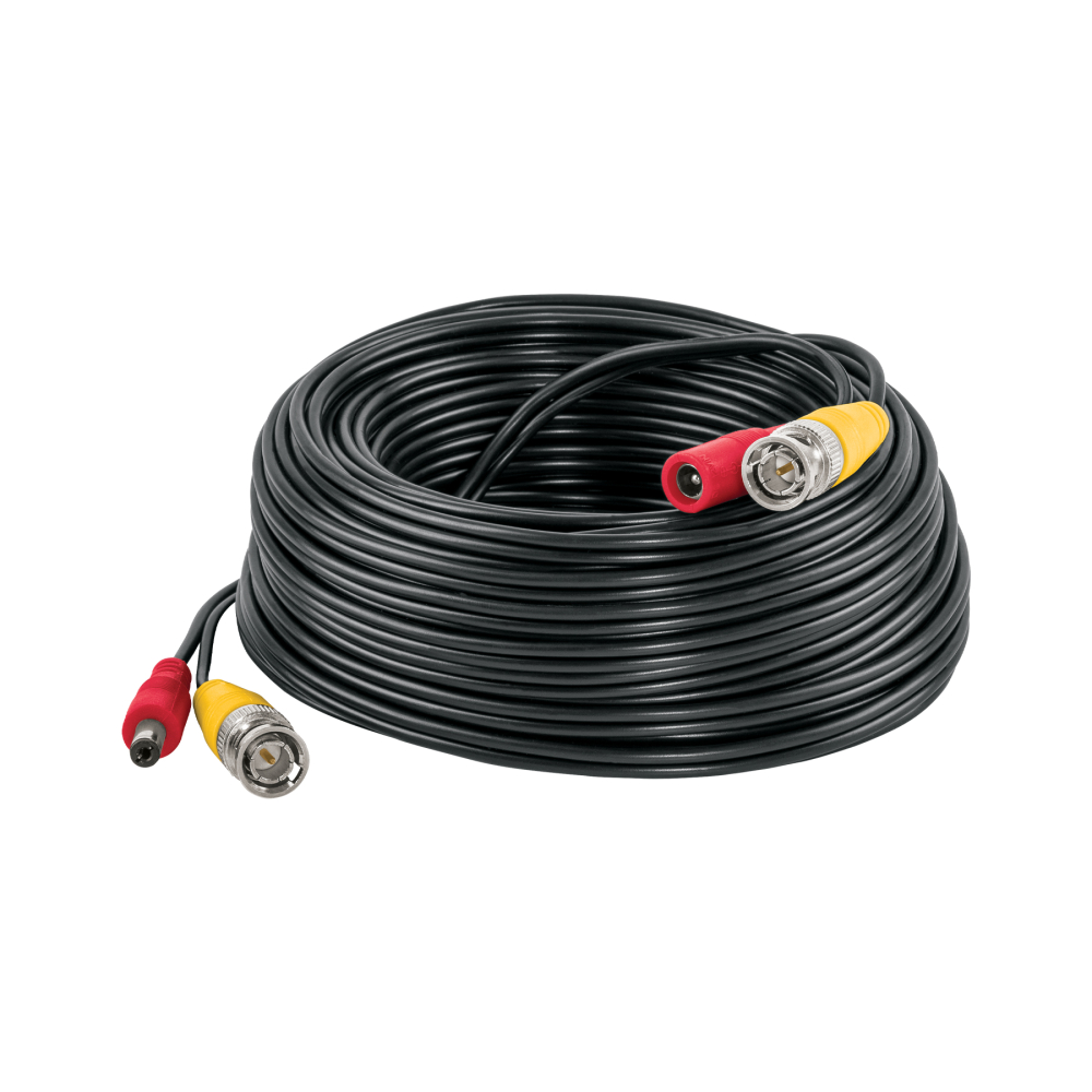 Cable Video y Energía Tipo Siamés CCTV, 20 metros, VOLTECK CTV-20CS