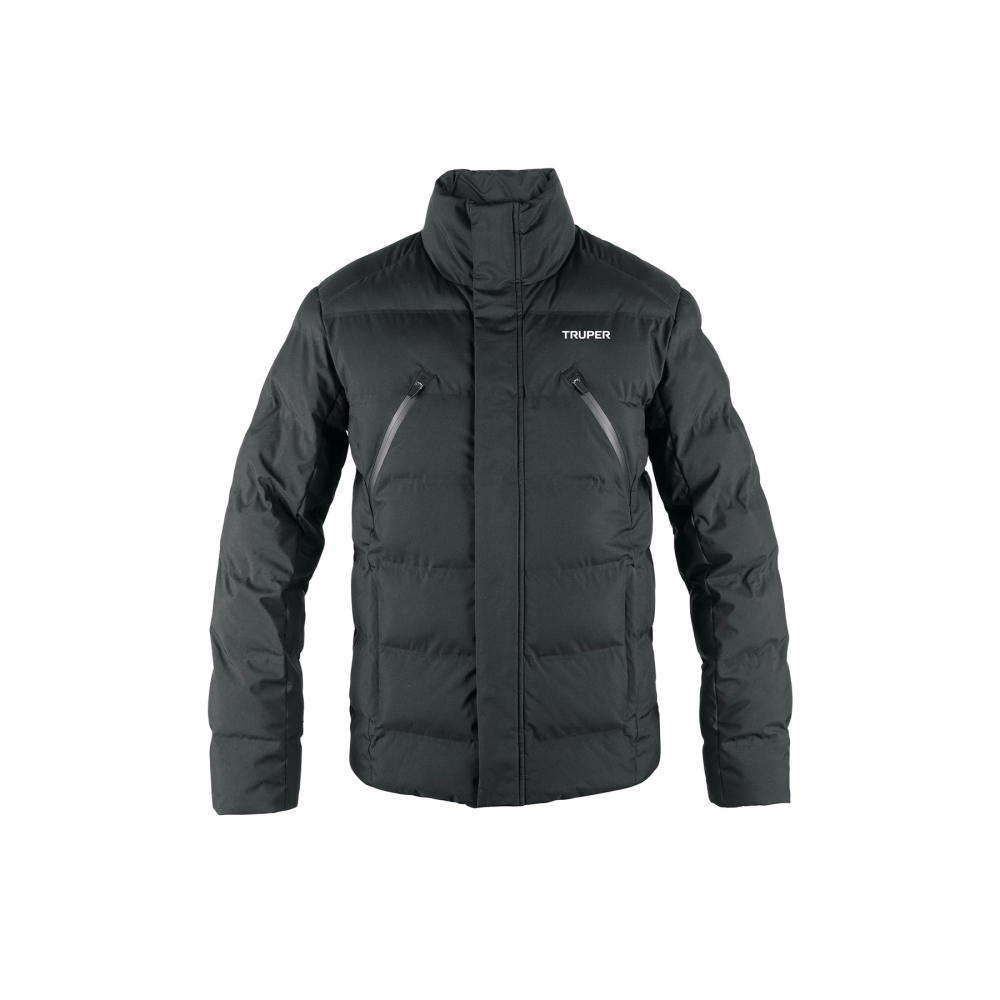 Chamarra acolchada térmica para hombre, negra, EG,TRUPER CHAM-NC-XG