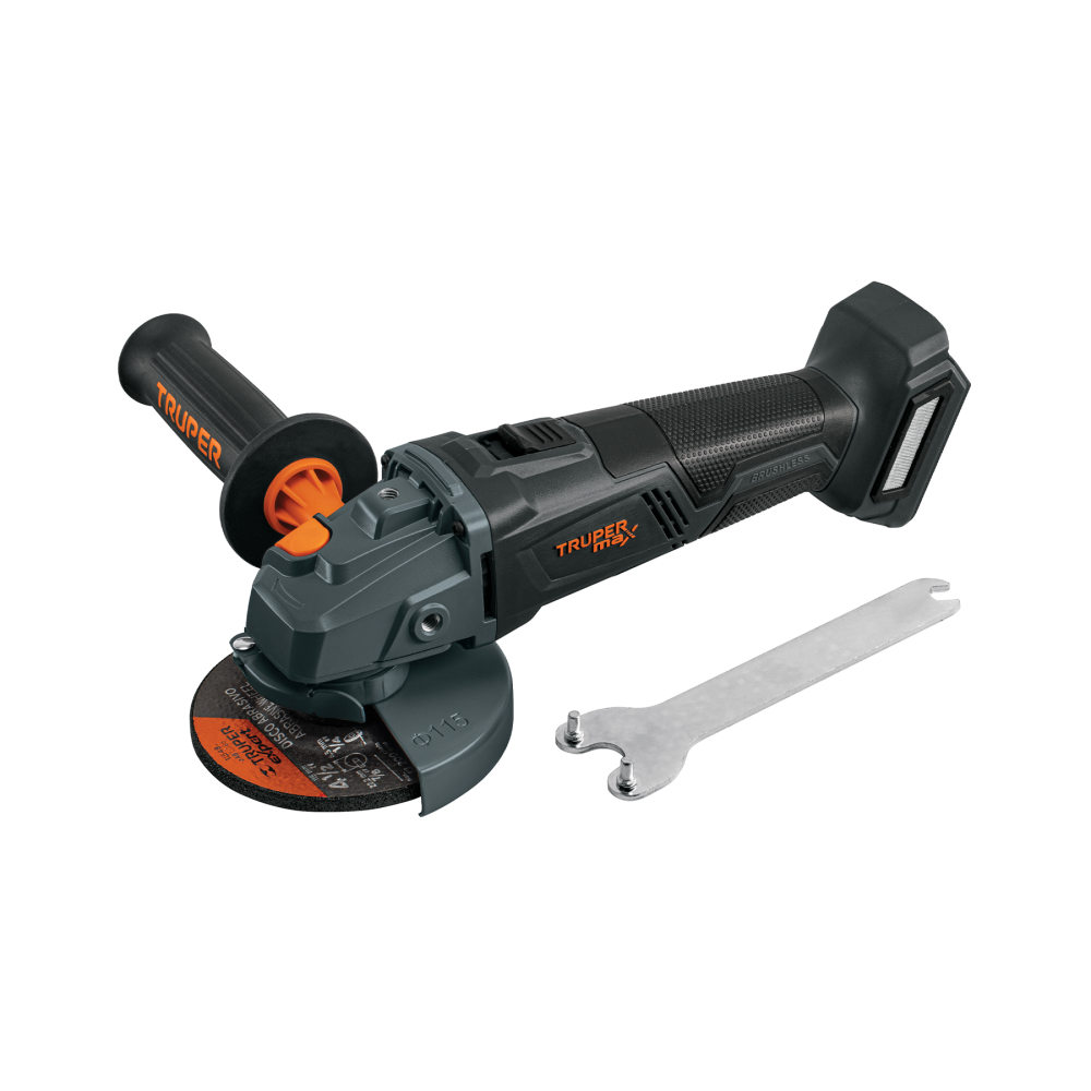 Esmeriladora 4-1/2', 20V, s/accesorios, TRUPER MAX MAX-20ES