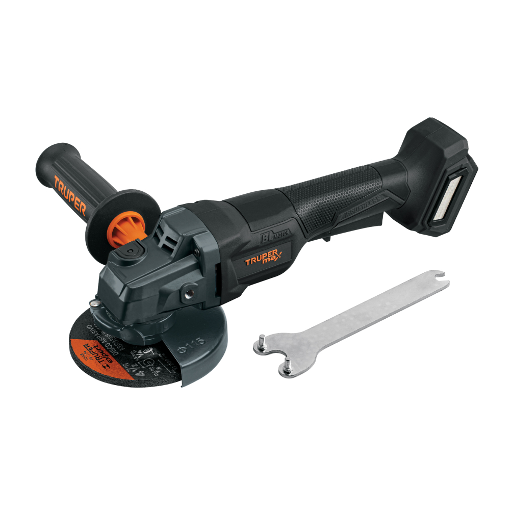 Esmeriladora 4-1/2' 20V, int. paleta, s/accesorios, MAX MAX-20EPS