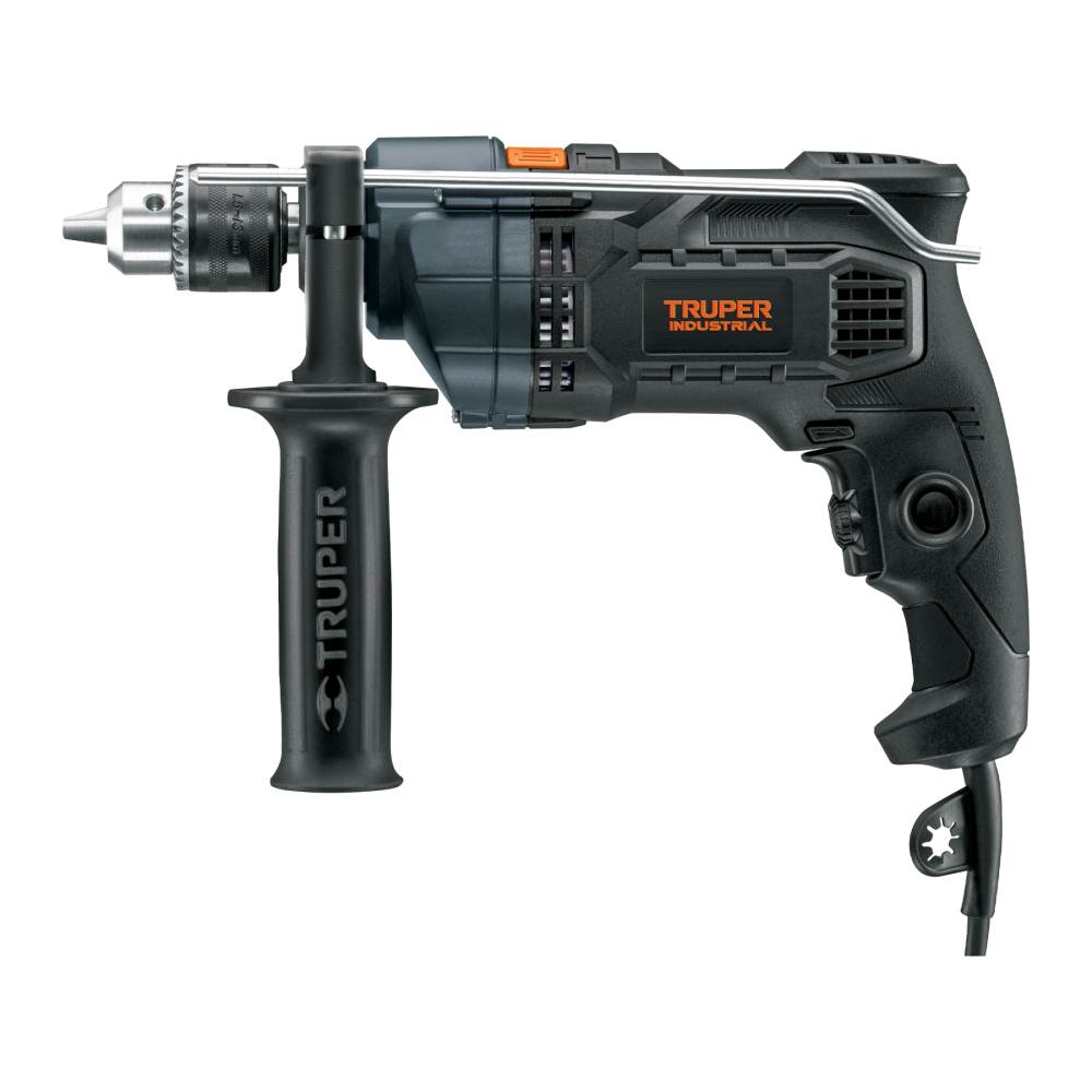Rotomartillo/destornillador 1/2', 800W, TRUPER INDUSTRIAL ROTO-1/2N9