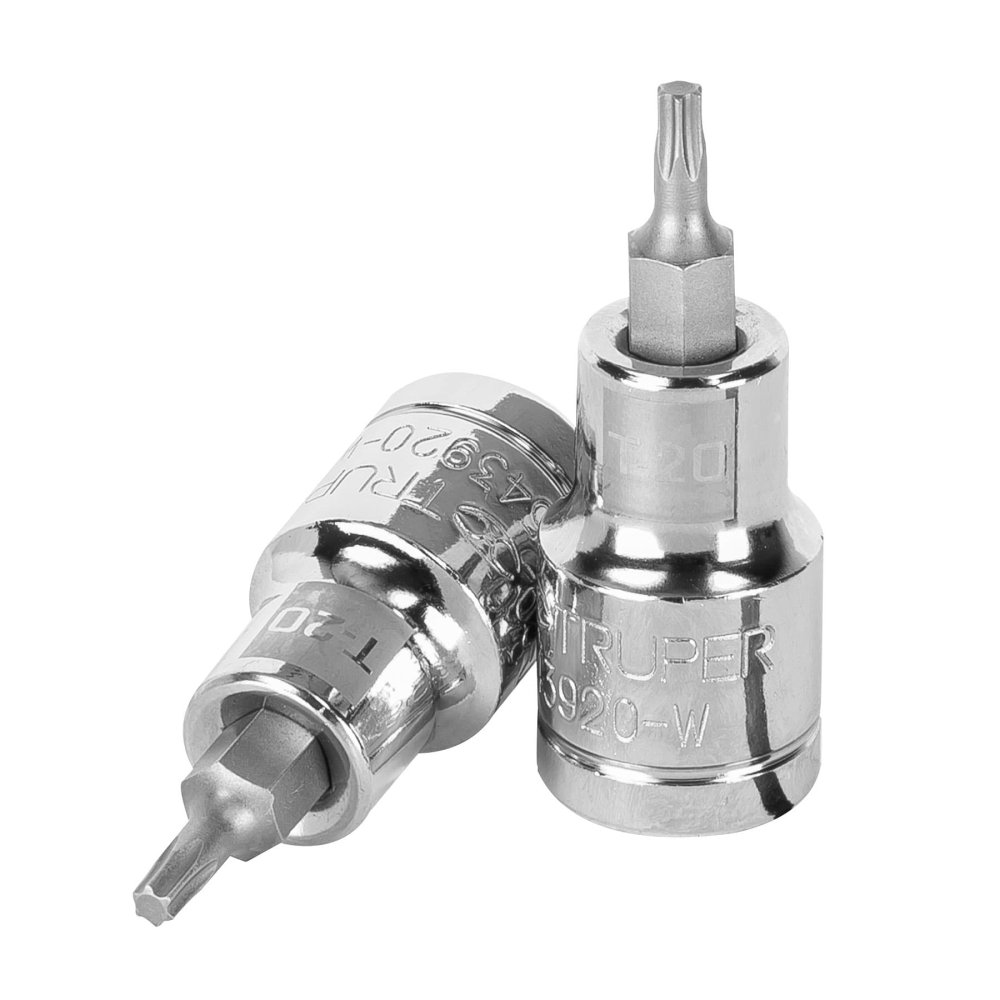 Dado punta torx T-20, cuadro 1/2', TRUPER D-543920-W