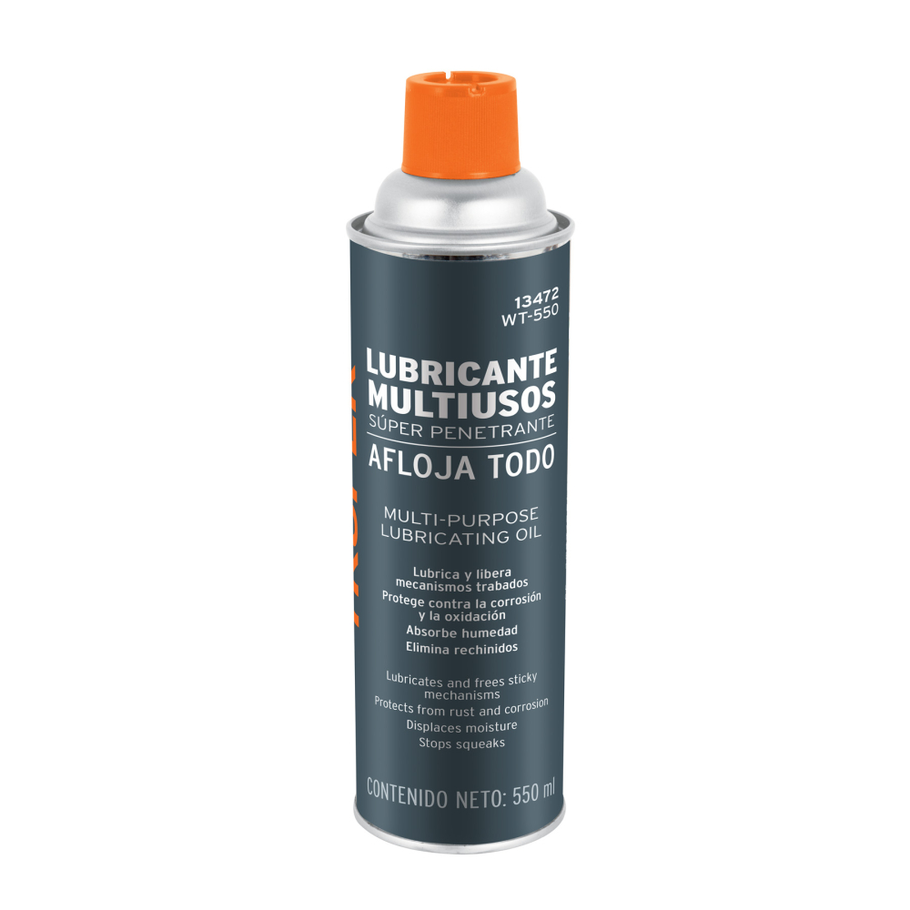 Lubricante multiusos en aerosol, 550ml (19oz), TRUPER WT-550