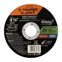 Disco abrasivo de corte preciso metal 4-1/2' x 1.6 mm EXPERT DICOF-4516X