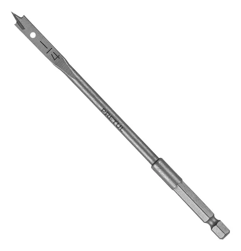 Broca plana de manita 1/4' para madera, Pretul BPP-1/4