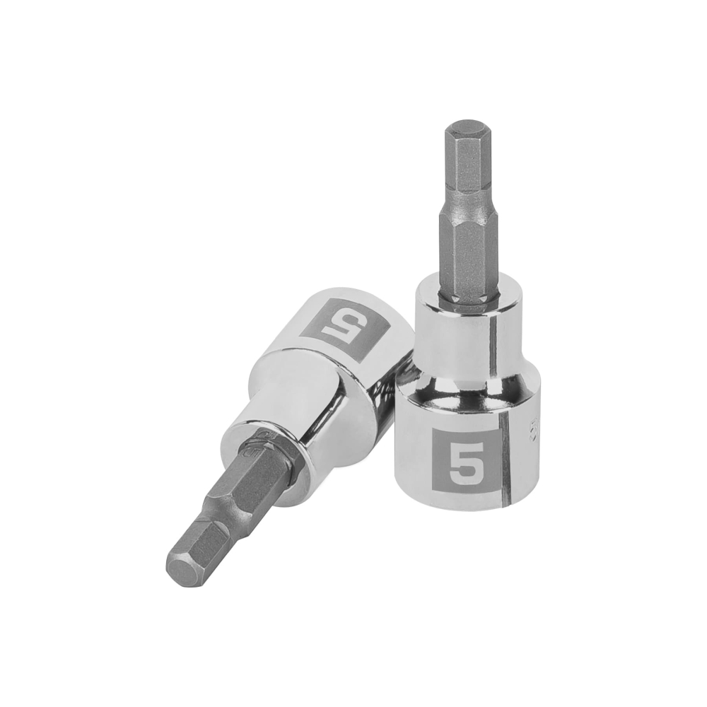Dado punta hexagonal de 5 mm, cuadro 3/8', TRUPER D-4990-5M