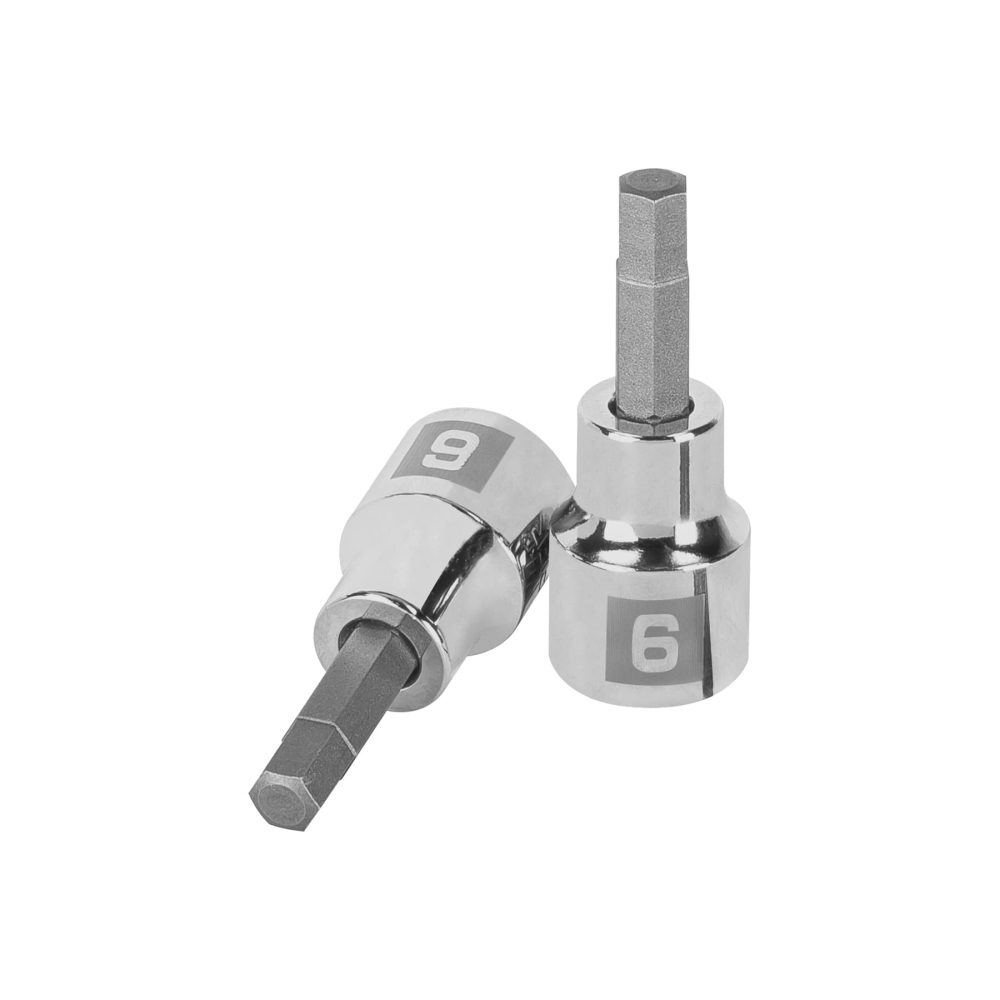 Dado punta hexagonal de 6 mm, cuadro 3/8', TRUPER D-4990-6M