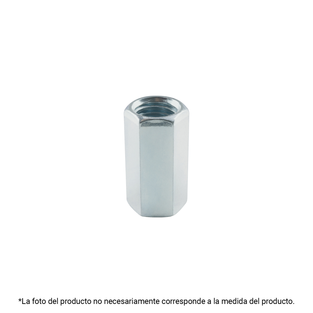 Bolsa con 5 tuercas cople, 3/16' acero galvanizado , FIERO TUEC-3/16