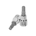 Dado punta hexagonal de 7 mm, cuadro 3/8', TRUPER D-4990-7M