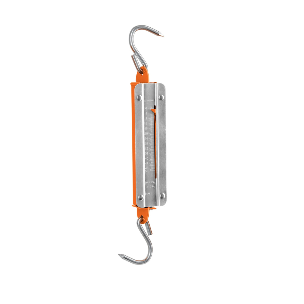 Báscula capacidad 50 kg romana de resorte, TRUPER BAS-50R