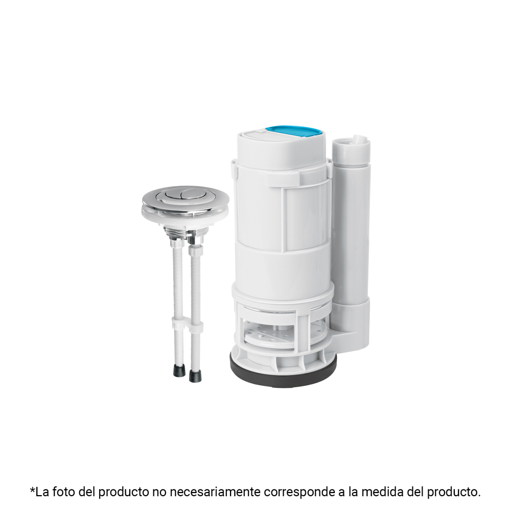 Válvula descarga dual 3' para WC de 1 pieza, con botón dual VW-210K