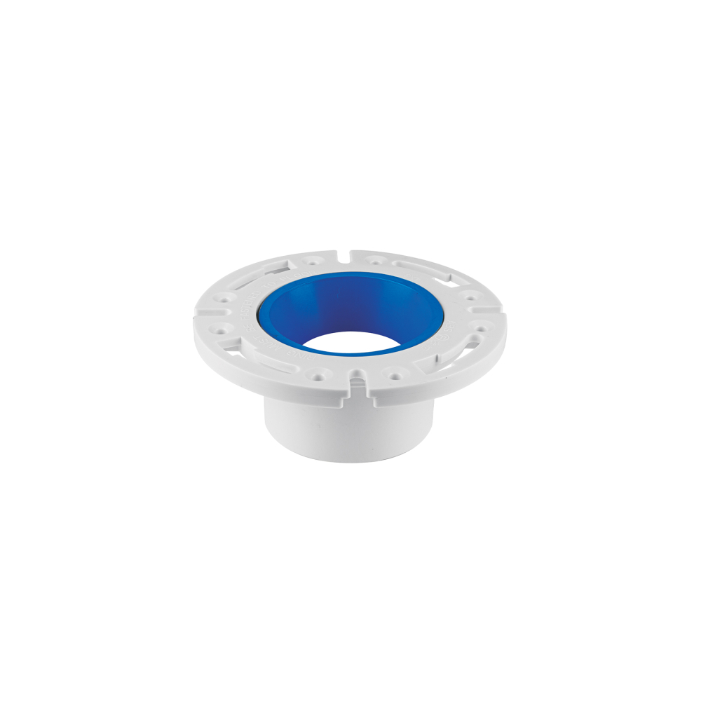 Brida con cuello rígido para WC, tubería de 4', FOSET CUB-WC