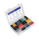 Estuche con 580 piezas de tubo termocontráctil, VOLTECK TER-580C