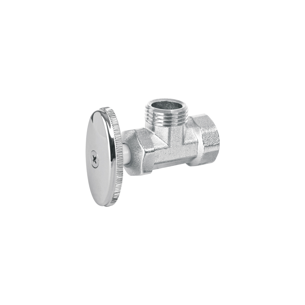 Llave angular 1/2', multivuelta, roscable, BASIC ANG-02P