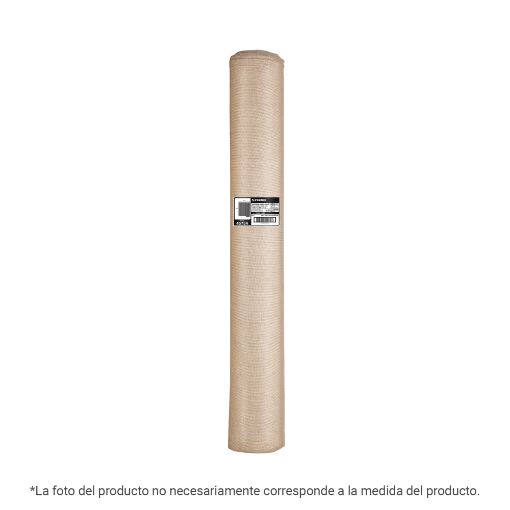 Rollo de malla sombra 80%, raschel beige, 15m x 4m, FIERO TORA-154B