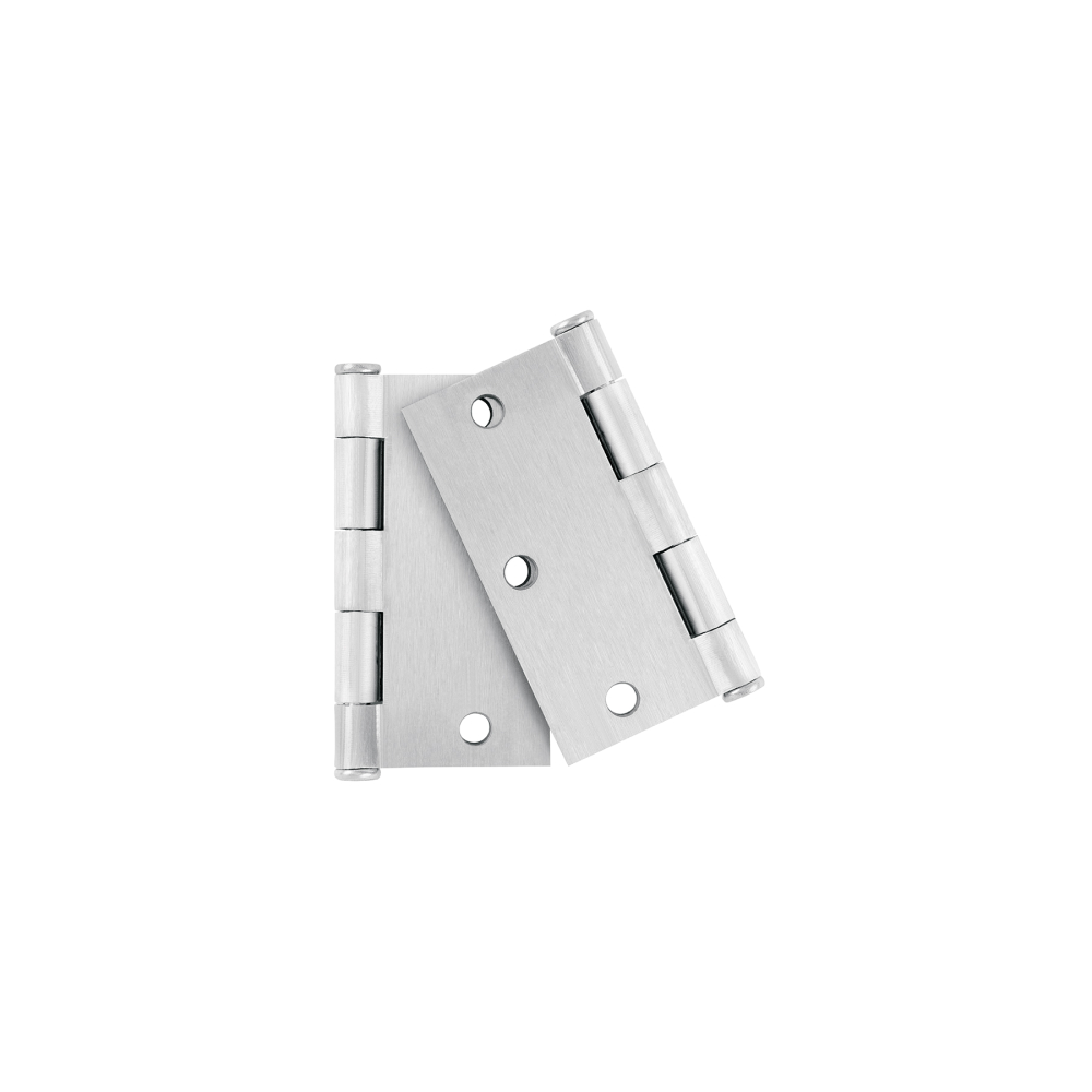Bolsa 2 bisagras cuadradas 3-1/2' satinado, cabeza plana BC-353PB
