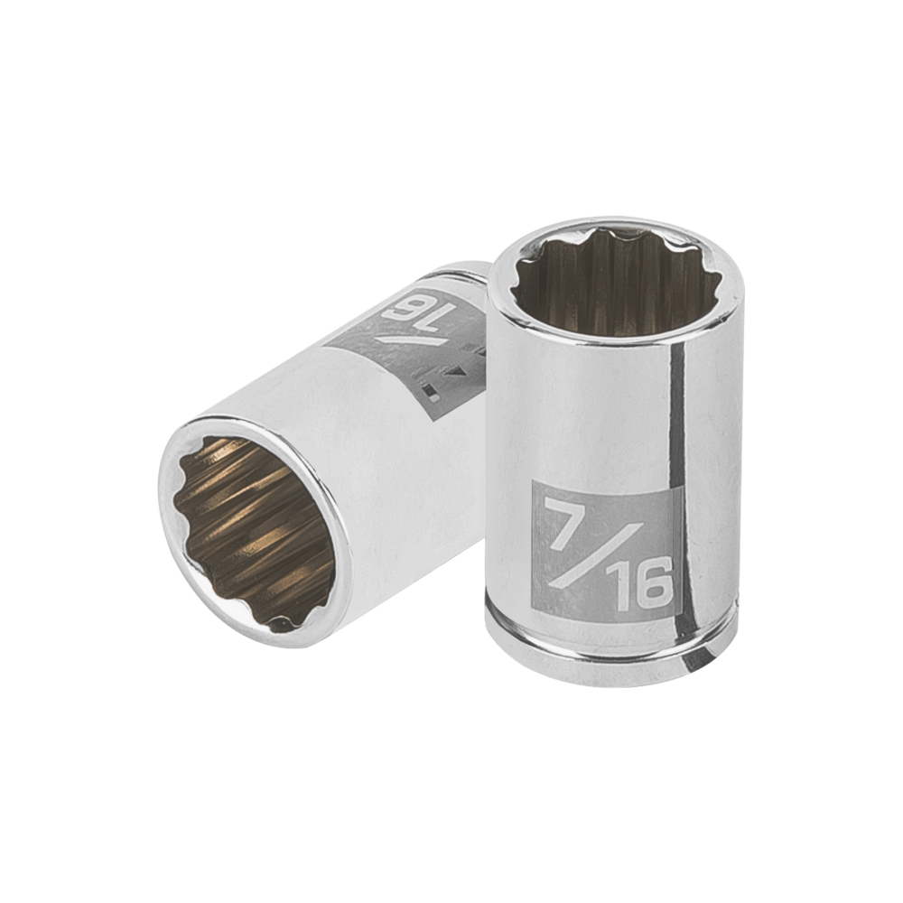 Dado de 7/16', 12 puntas, cuadro 1/4', TRUPER D-1414-B