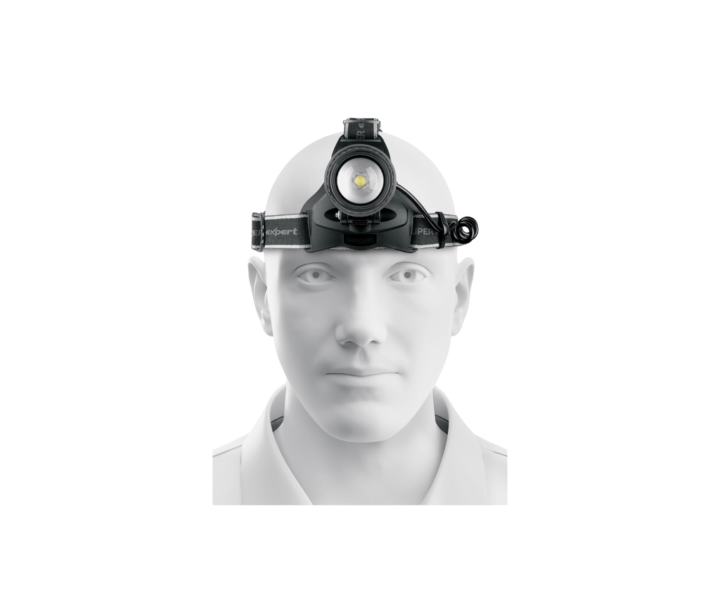 Linterna de minero LED 1700 lm, recargable, TRUPER EXPERT LI-CA-1700RX