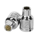 Dado de 1/4', 12 puntas, cuadro 3/8', TRUPER D-3808
