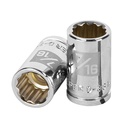 Dado de 7/16', 12 puntas, cuadro 3/8', TRUPER D-3814