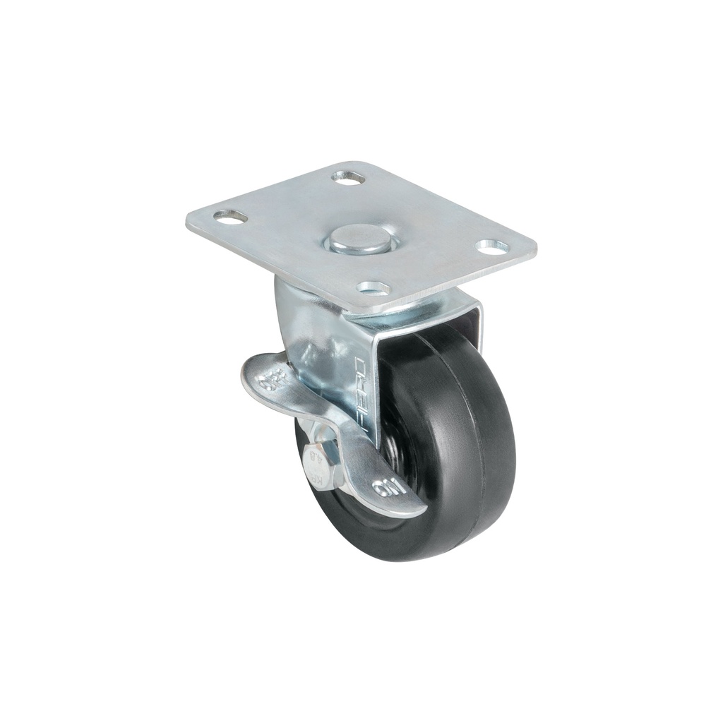 Rodaja hule 3', placa giratoria con freno, buje, 60kg RO-1514
