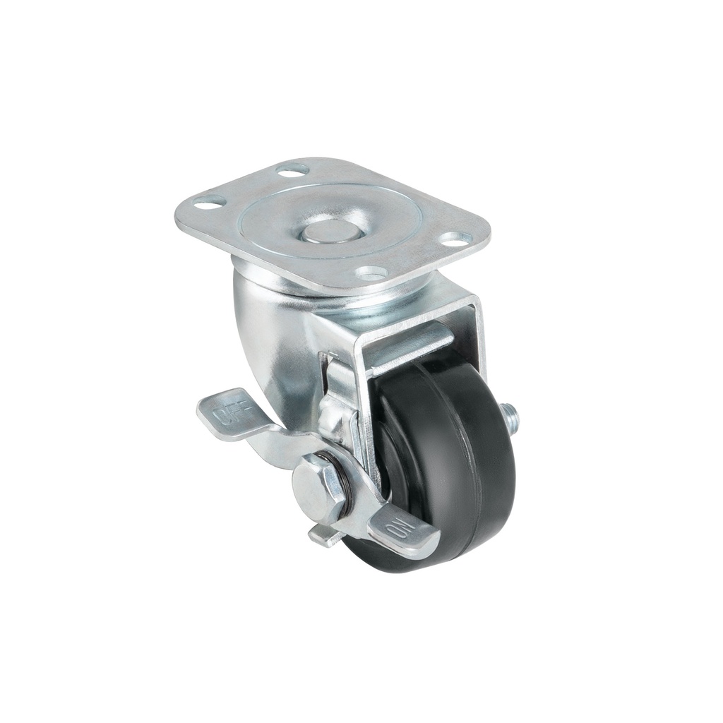Rodaja hule 6', placa giratoria con freno, balero, 150kg RO-1520