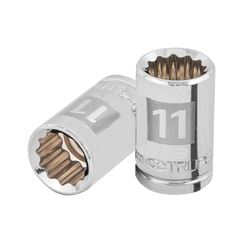 Dado de 11 mm, 12 puntas, cuadro 3/8', TRUPER D-3811-M