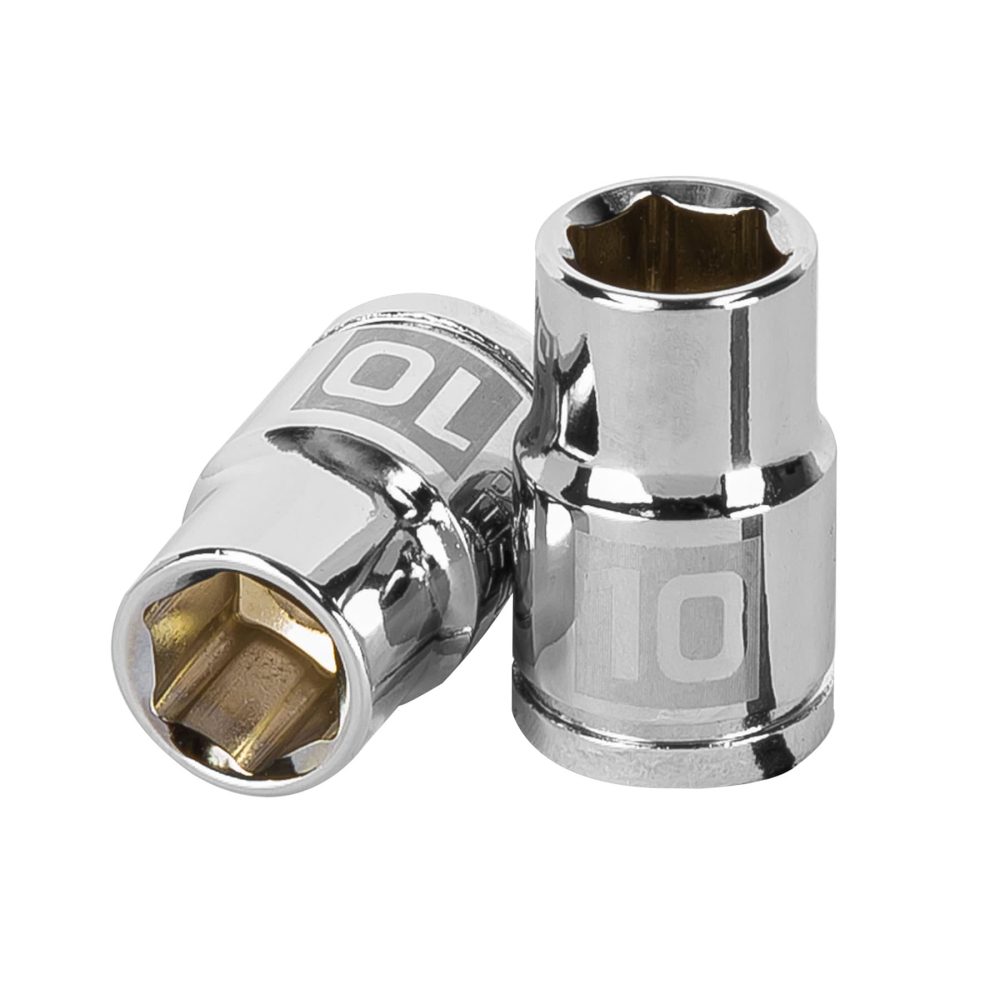 Dado de 10 mm, 6 puntas, cuadro 3/8', TRUPER D-3810-HM