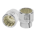 Dado de 1-9/16', 12 puntas, cuadro 3/4', TRUPER D-3450