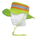 Sombrero tipo cazador verde, alta visibilidad, TRUPER SR-600V
