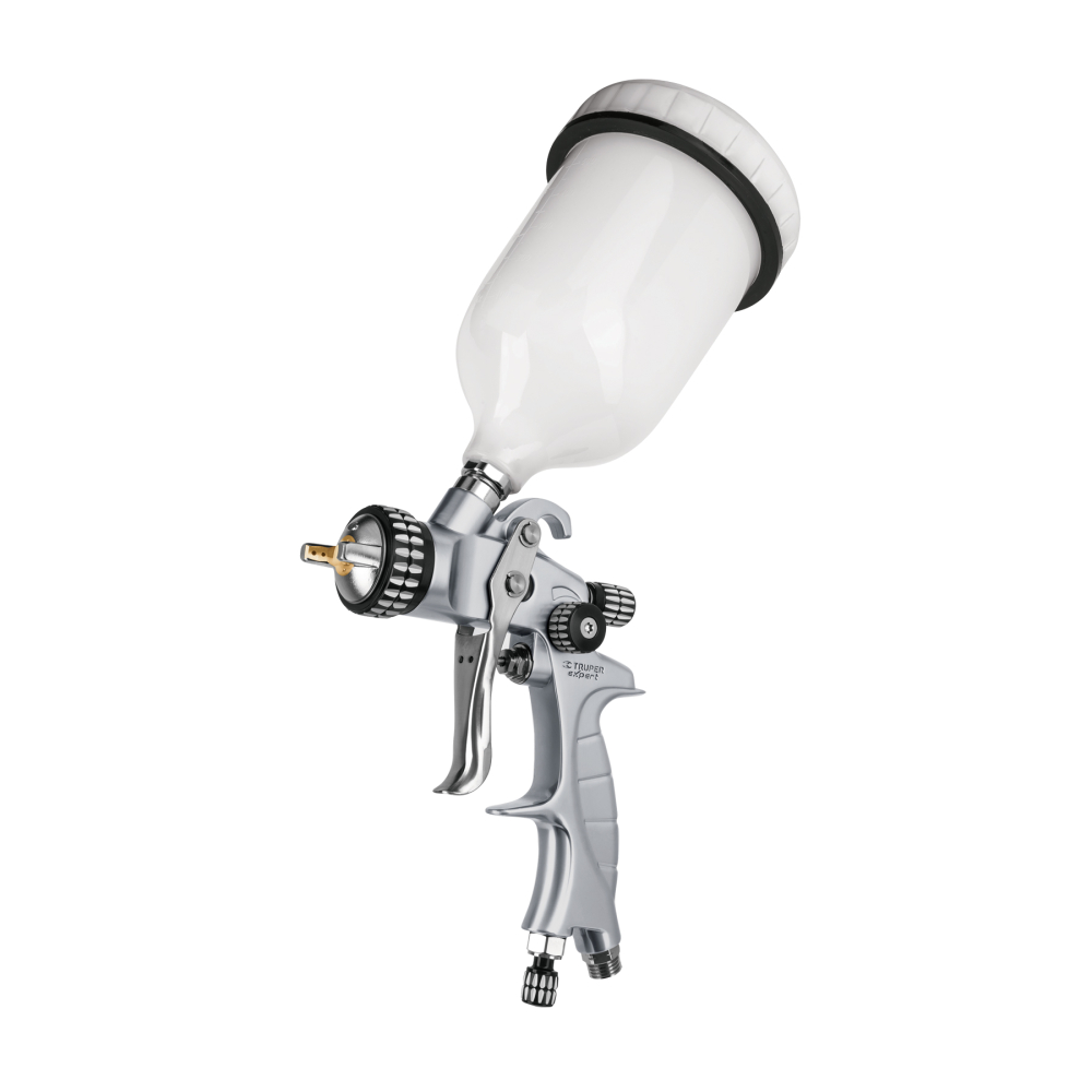 Pistola p/pintar gravedad HVLP vaso plástico, 1.4 mm, EXPERT PIPI-440X