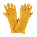 Guantes de carnaza, largos, unitalla, TRUPER GU-525