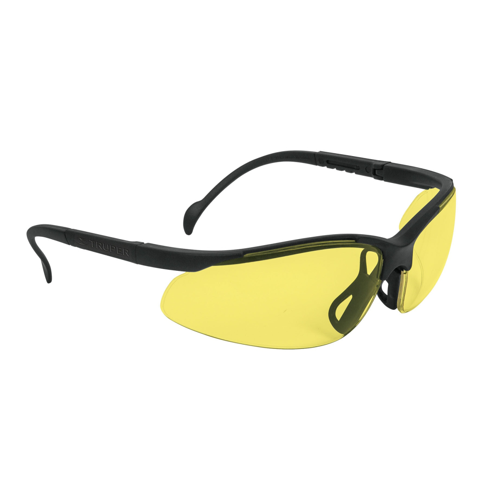 Lentes de seguridad panorámicos ámbar, TRUPER VISION LEDE-SA