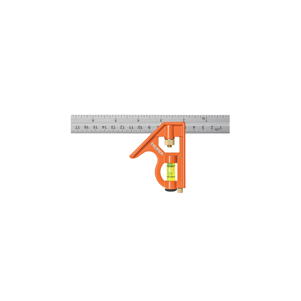 Escuadra 7' de combinación con punzón para marcar, TRUPER ECT-6