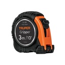 Flexómetro Gripper contra impactos 3 m cinta 13 mm, TRUPER FH-3M