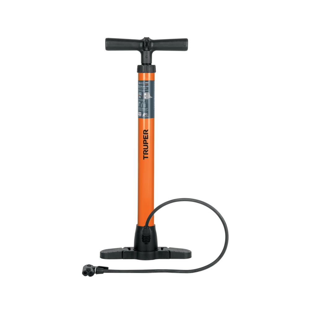 Bomba manual para inflar, 100 PSI, TRUPER BOM-TR