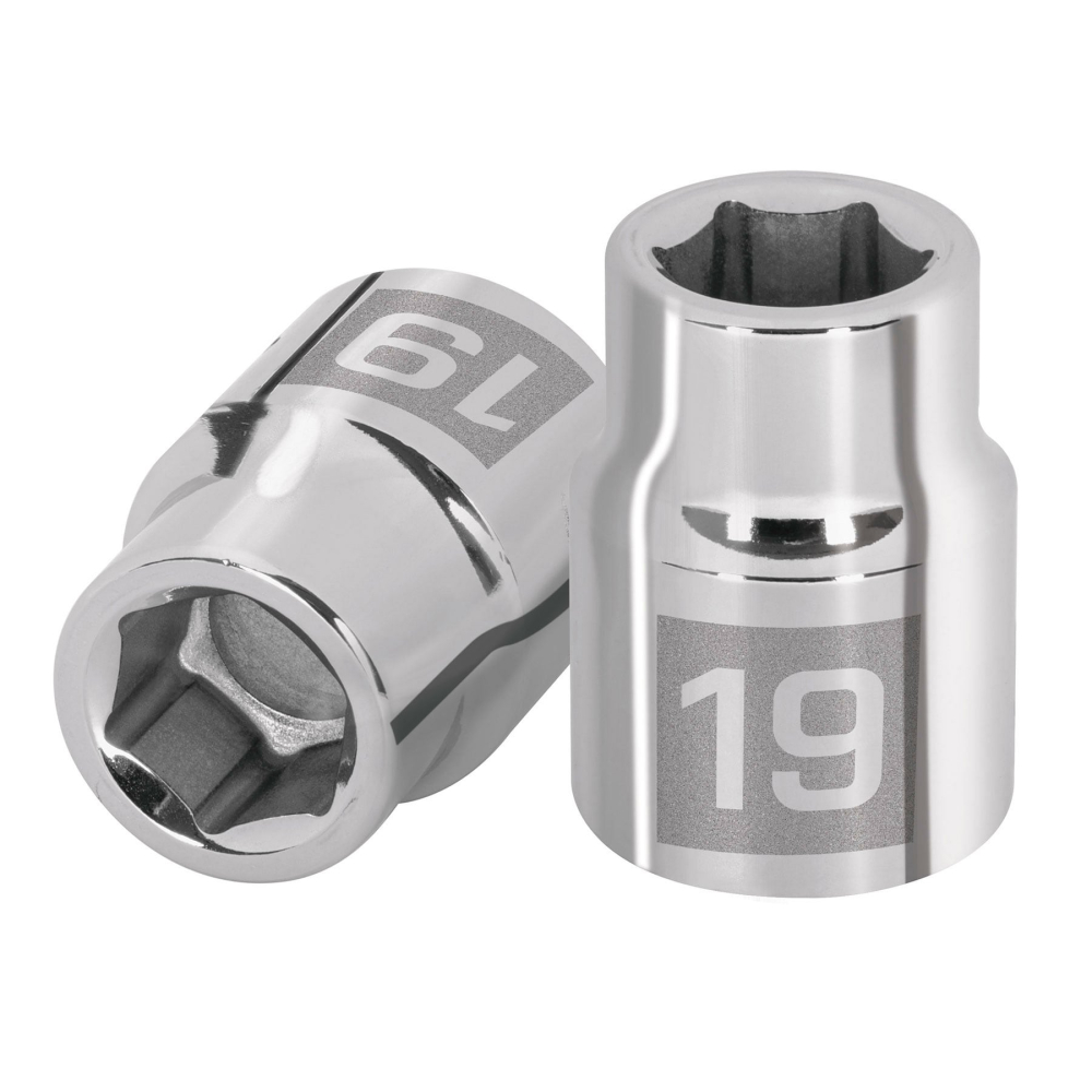 Dado de 19 mm, 6 puntas, cuadro 3/4', TRUPER D-3419-M