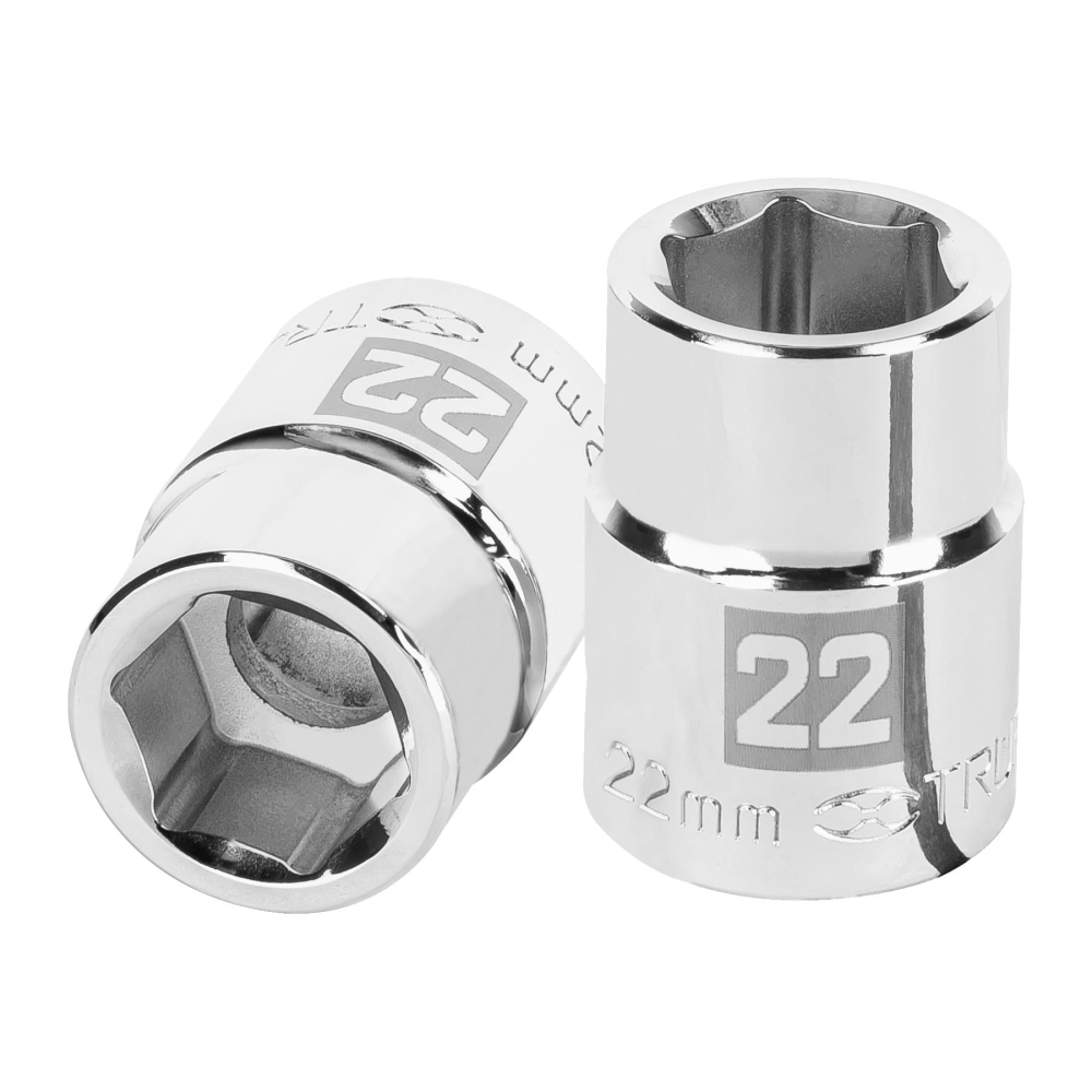Dado de 22 mm, 6 puntas, cuadro 3/4', TRUPER D-3422-M
