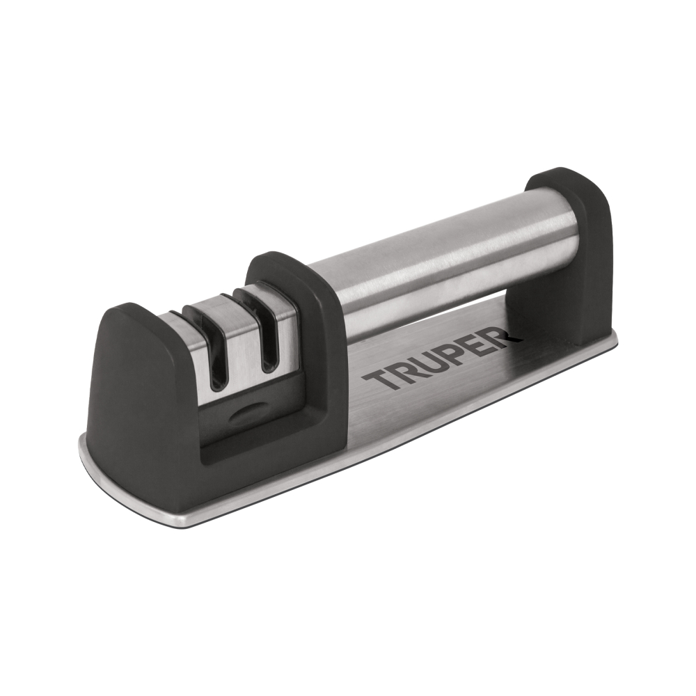 Afilador de cuchillos, cuerpo de acero inoxidable, TRUPER AFI-CUX