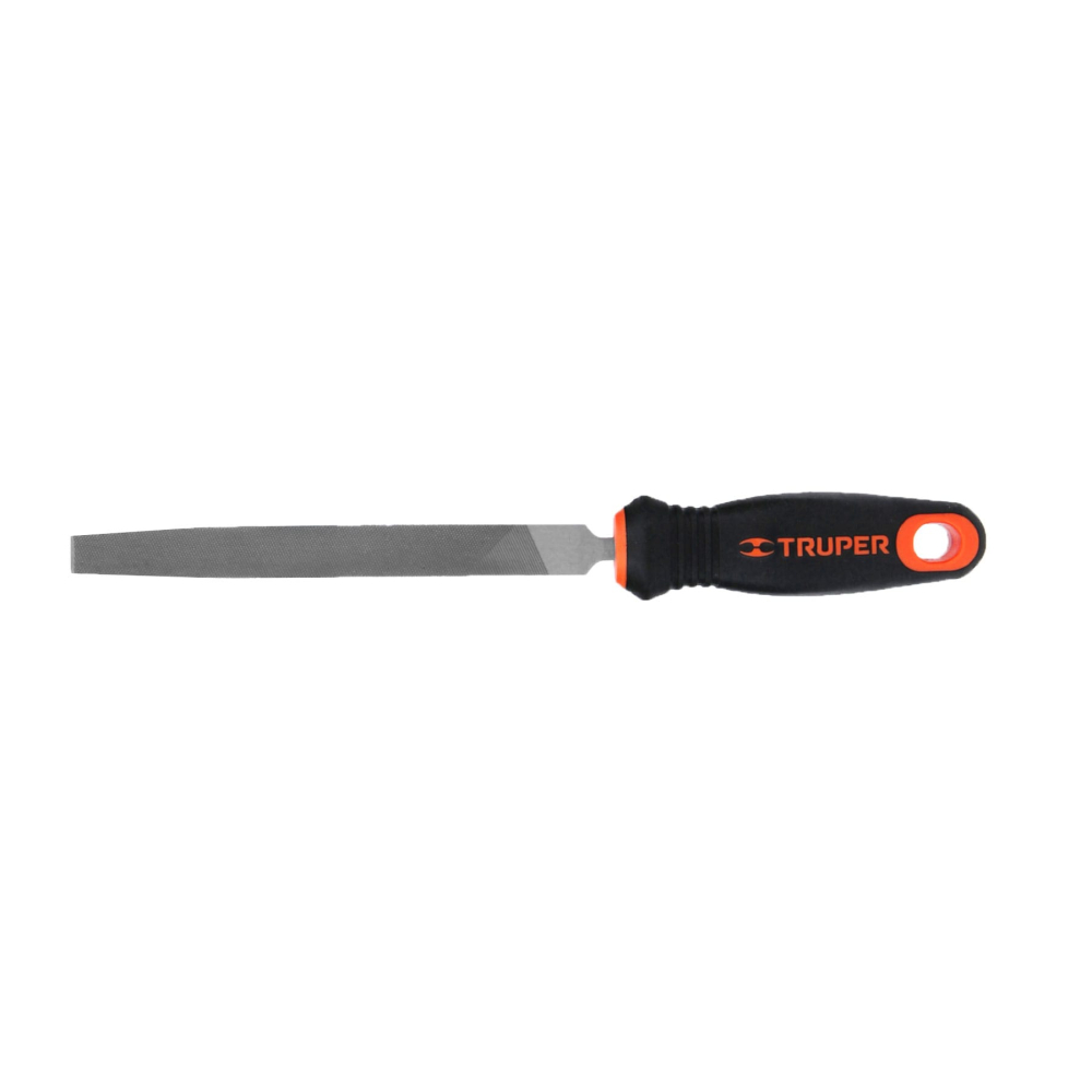 Lima plana bastarda 6' con mango Comfort Grip, TRUPER LPB-6T