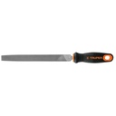 Lima plana bastarda 8' con mango Comfort Grip, TRUPER LPB-8T