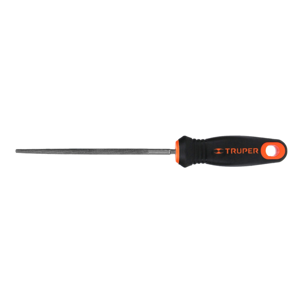Lima redonda bastarda 6' con mango Comfort Grip, TRUPER LRB-6T