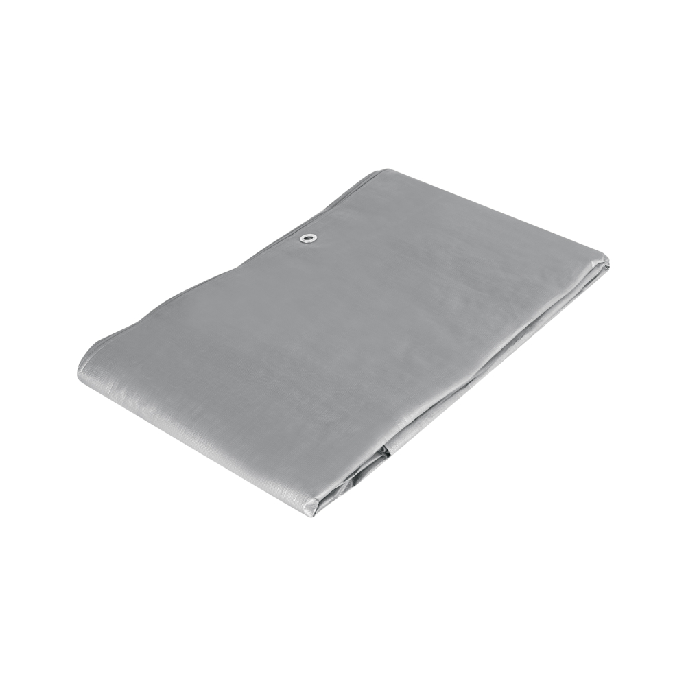 Lona de polietileno reforzada 4 x 5 m, gris, 180g/m2, TRUPER LT-45